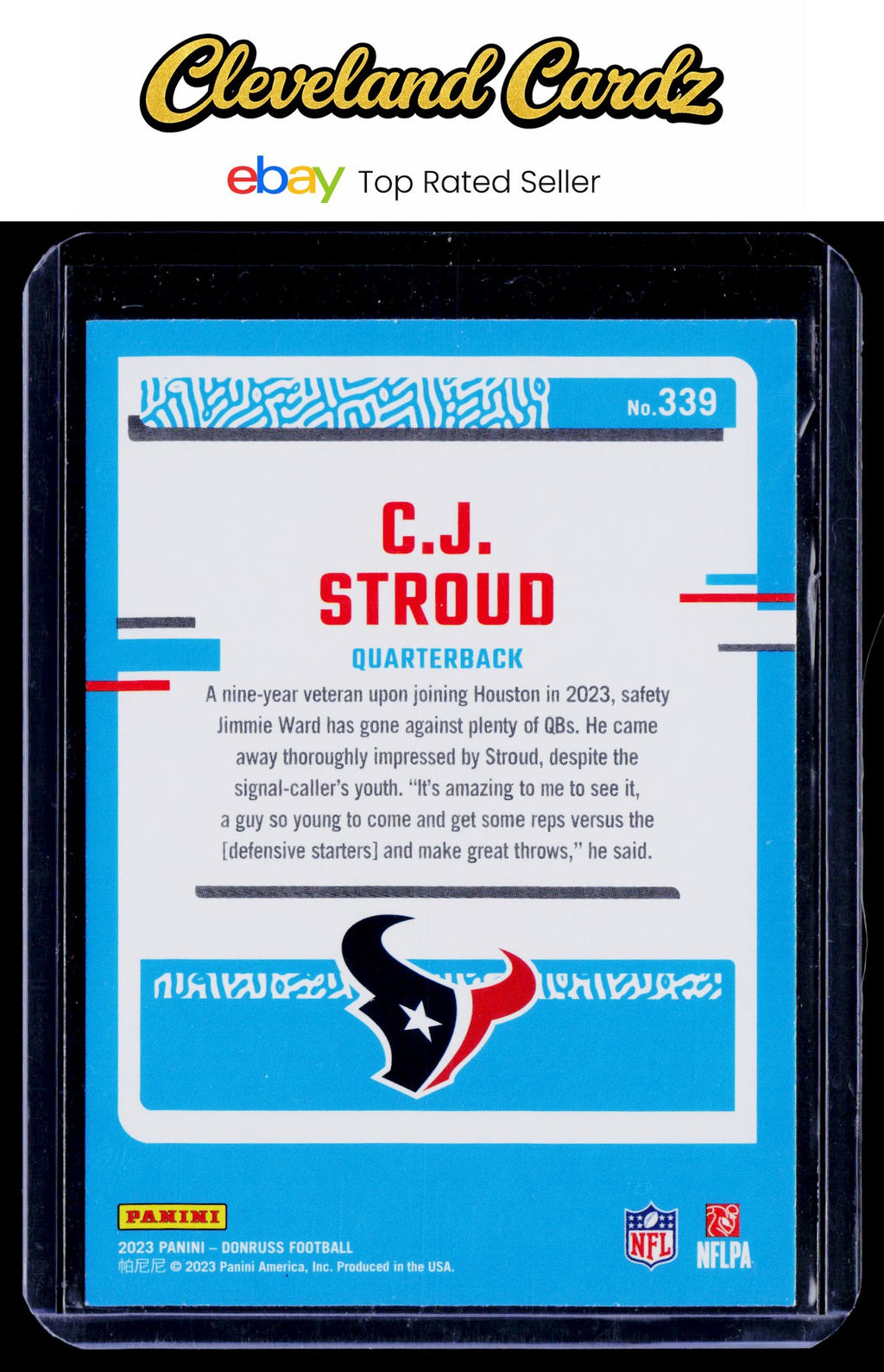 2023 Donruss #339 C.J. Stroud