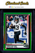 2025 Donruss #182 Christian Kirk Press Proofs Green