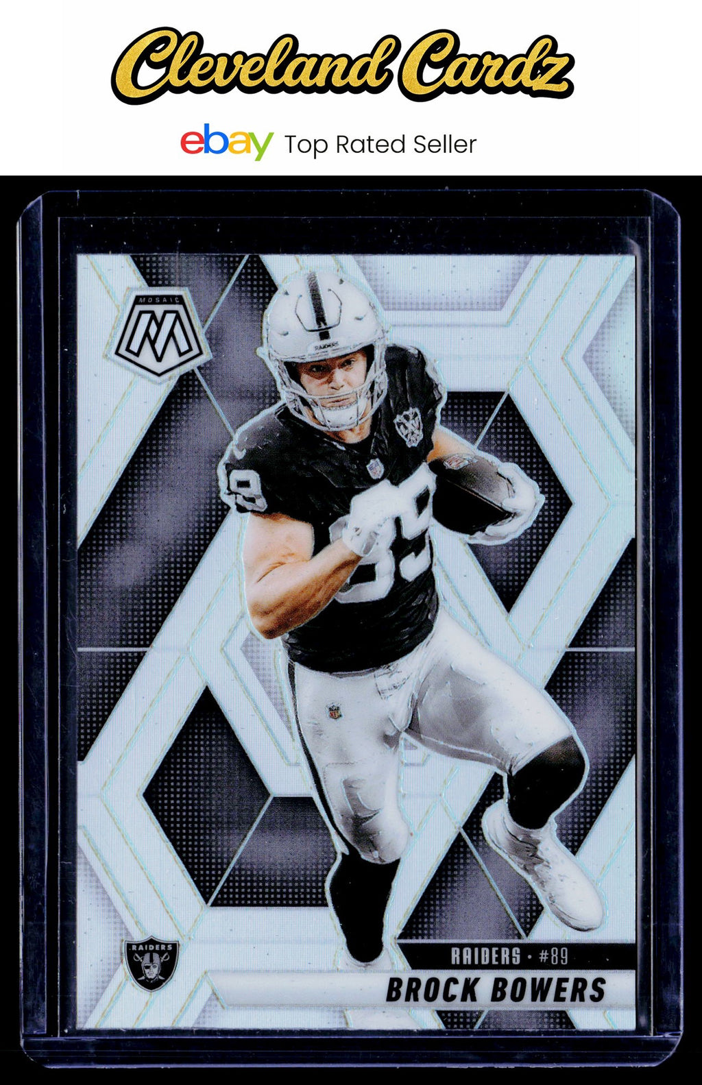 2025 Panini Mosaic #5 Brock Bowers Silver