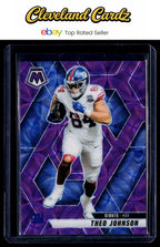 2025 Panini Mosaic #217 Theo Johnson Purple Scope