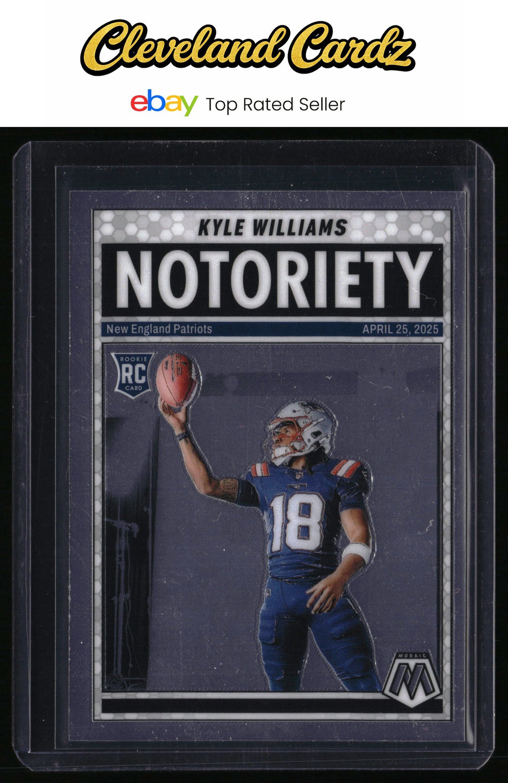 2025 Panini Mosaic #23 Kyle Williams Notoriety