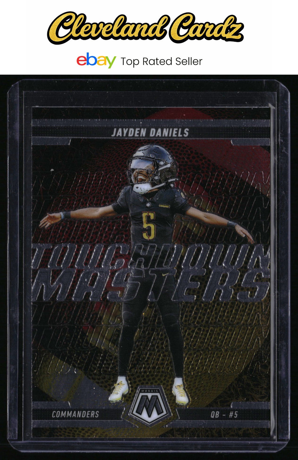 2025 Panini Mosaic #7 Jayden Daniels Touchdown Masters