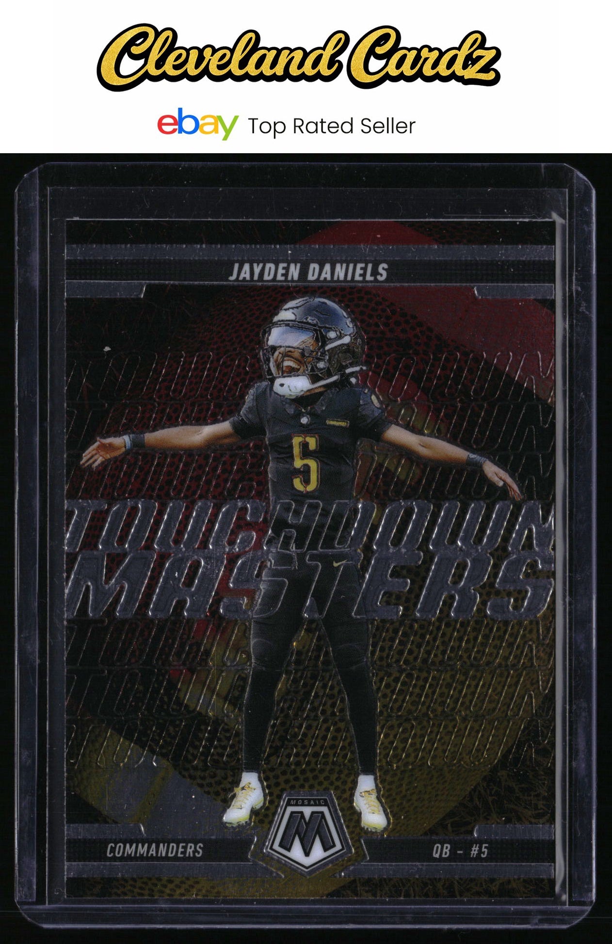 2025 Panini Mosaic #7 Jayden Daniels Touchdown Masters