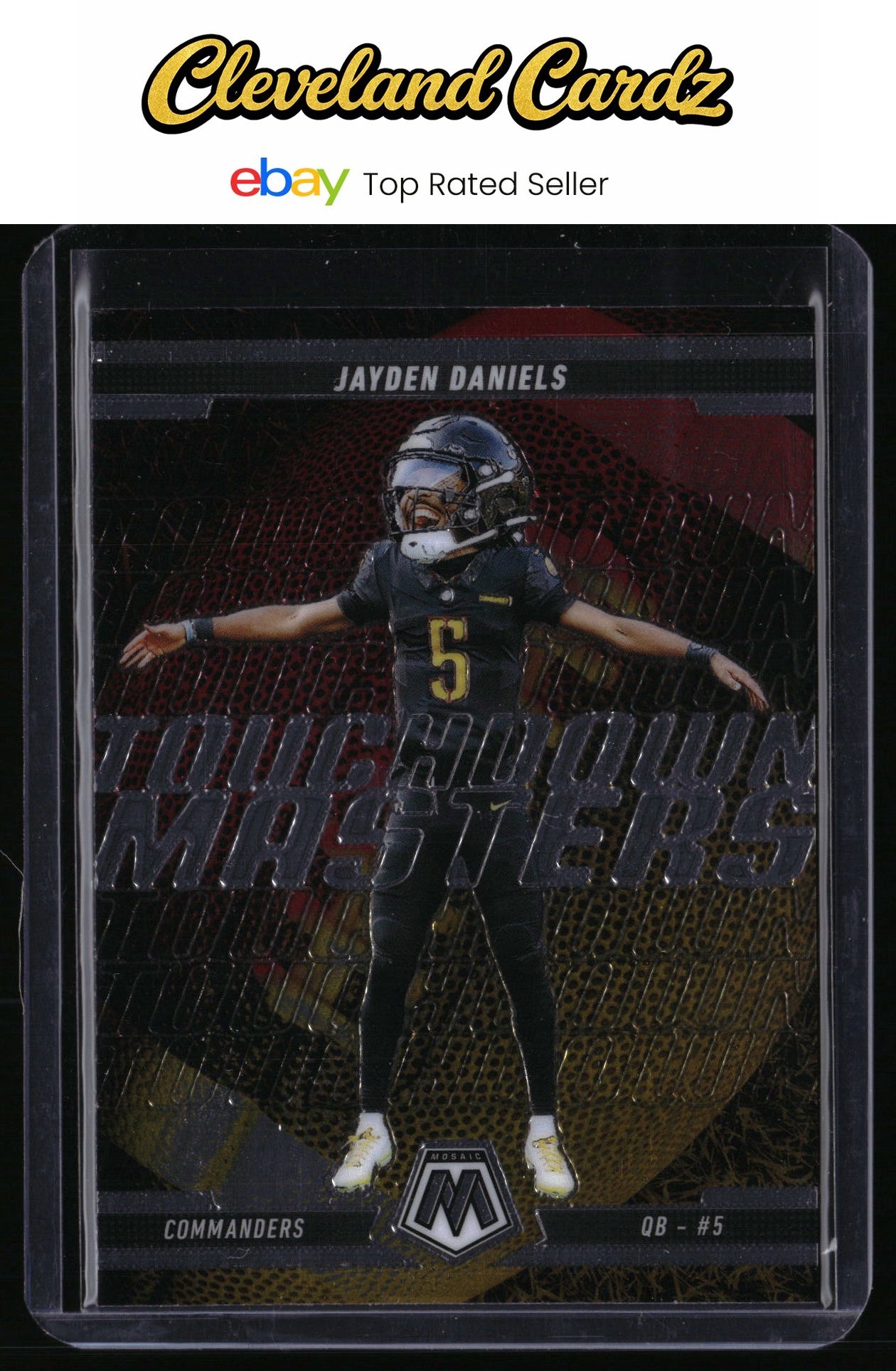 2025 Panini Mosaic #7 Jayden Daniels Touchdown Masters