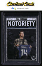 2025 Panini Mosaic #9 Sam Darnold Notoriety