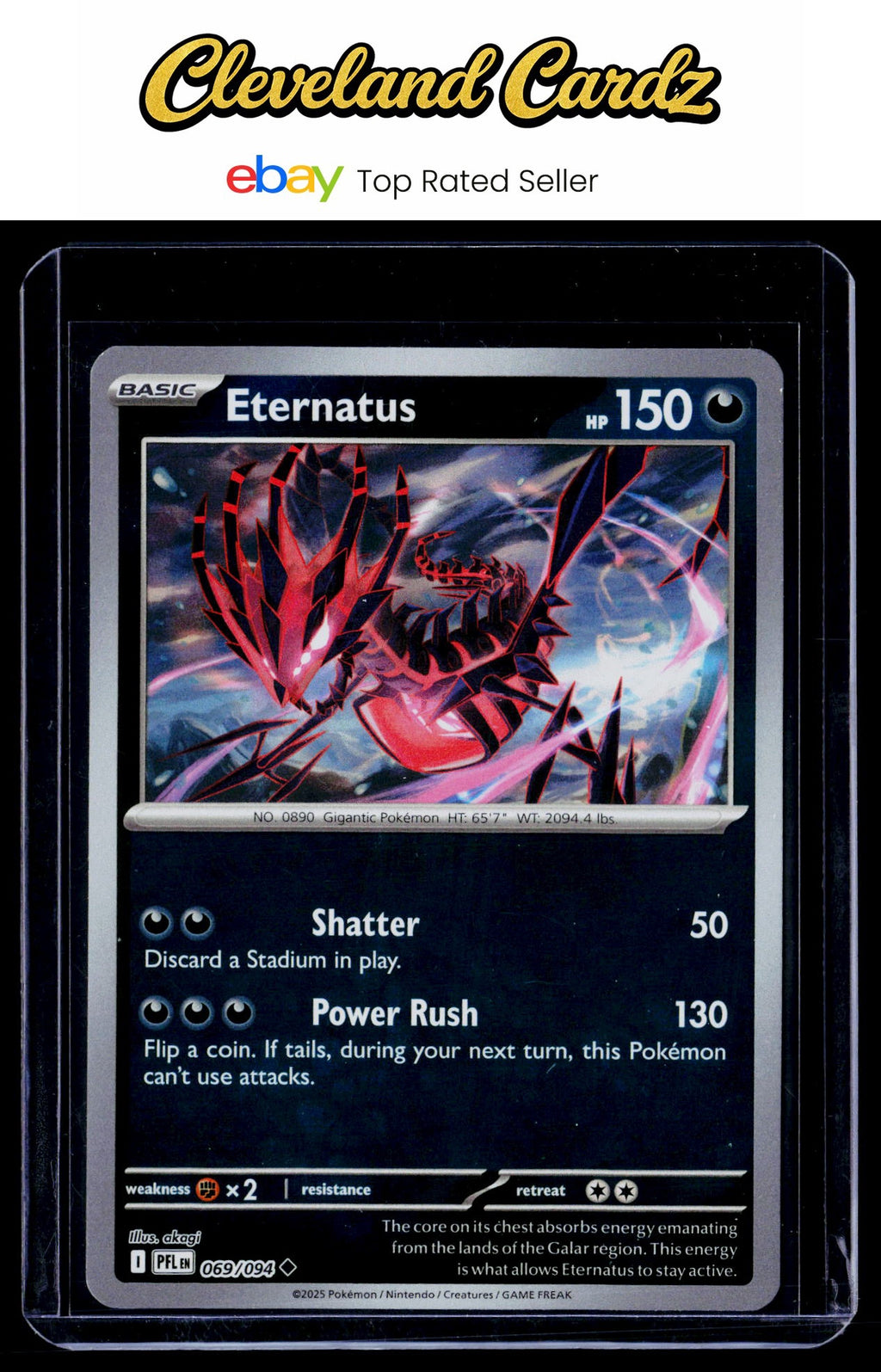 ME02: Phantasmal Flames #069/094 Eternatus
