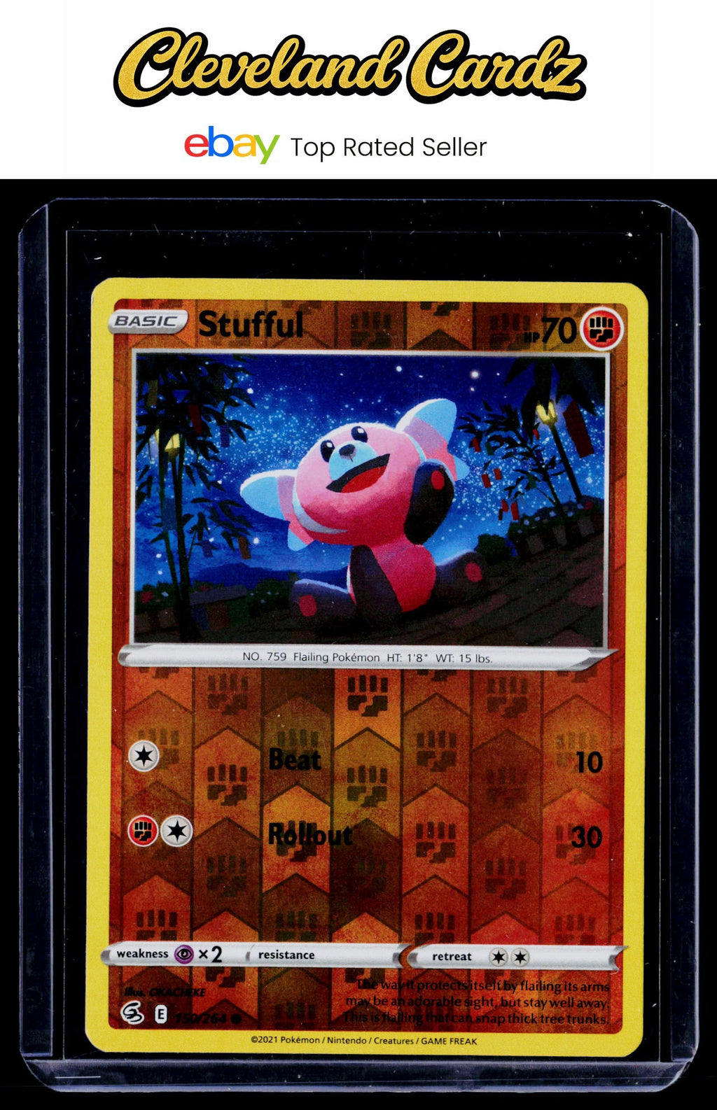 SWSH08: Fusion Strike #150/264 Stufful