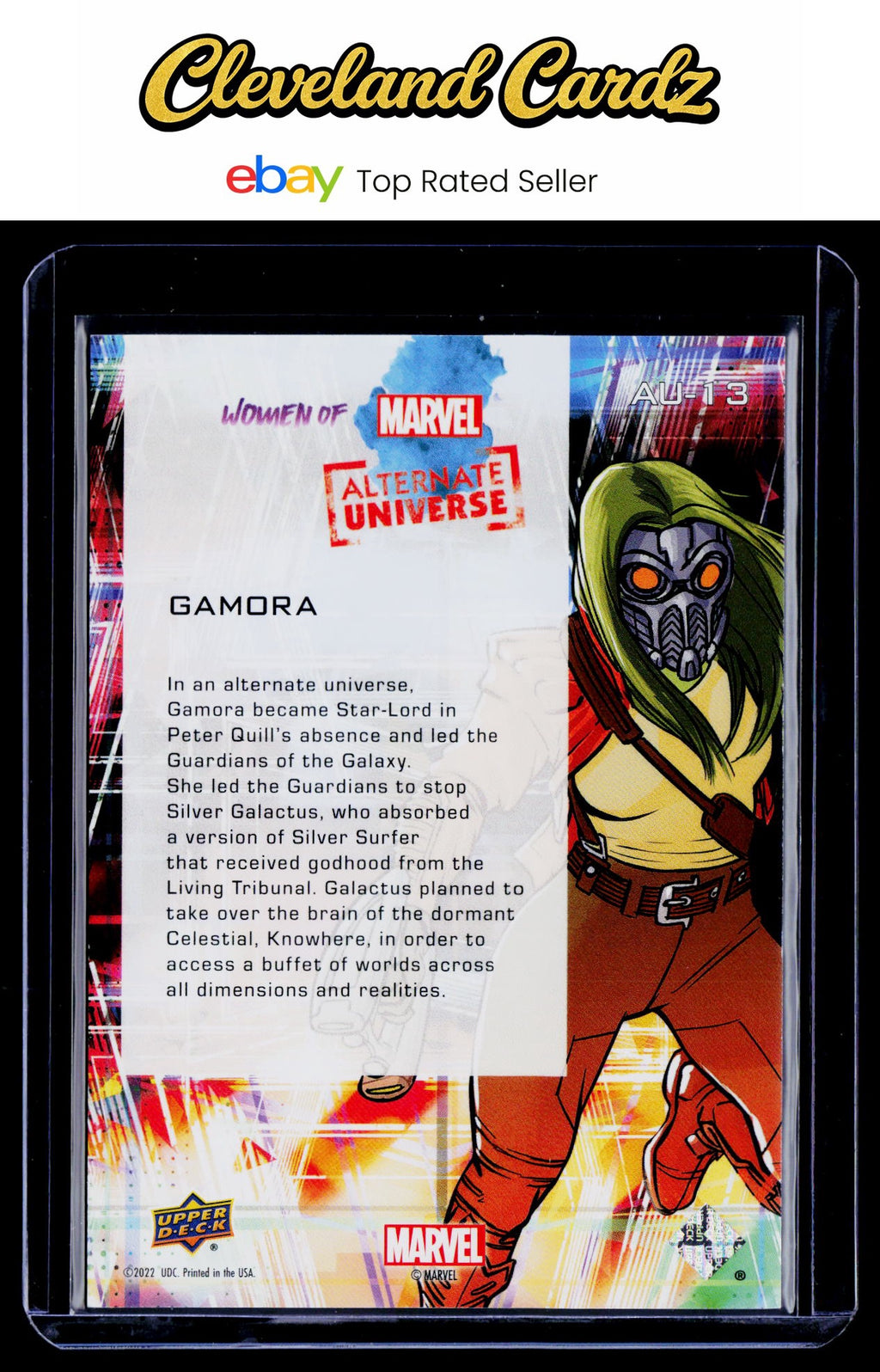 2024 Upper Deck Women of Marvel #AU-13 Gamora Alternate Universe
