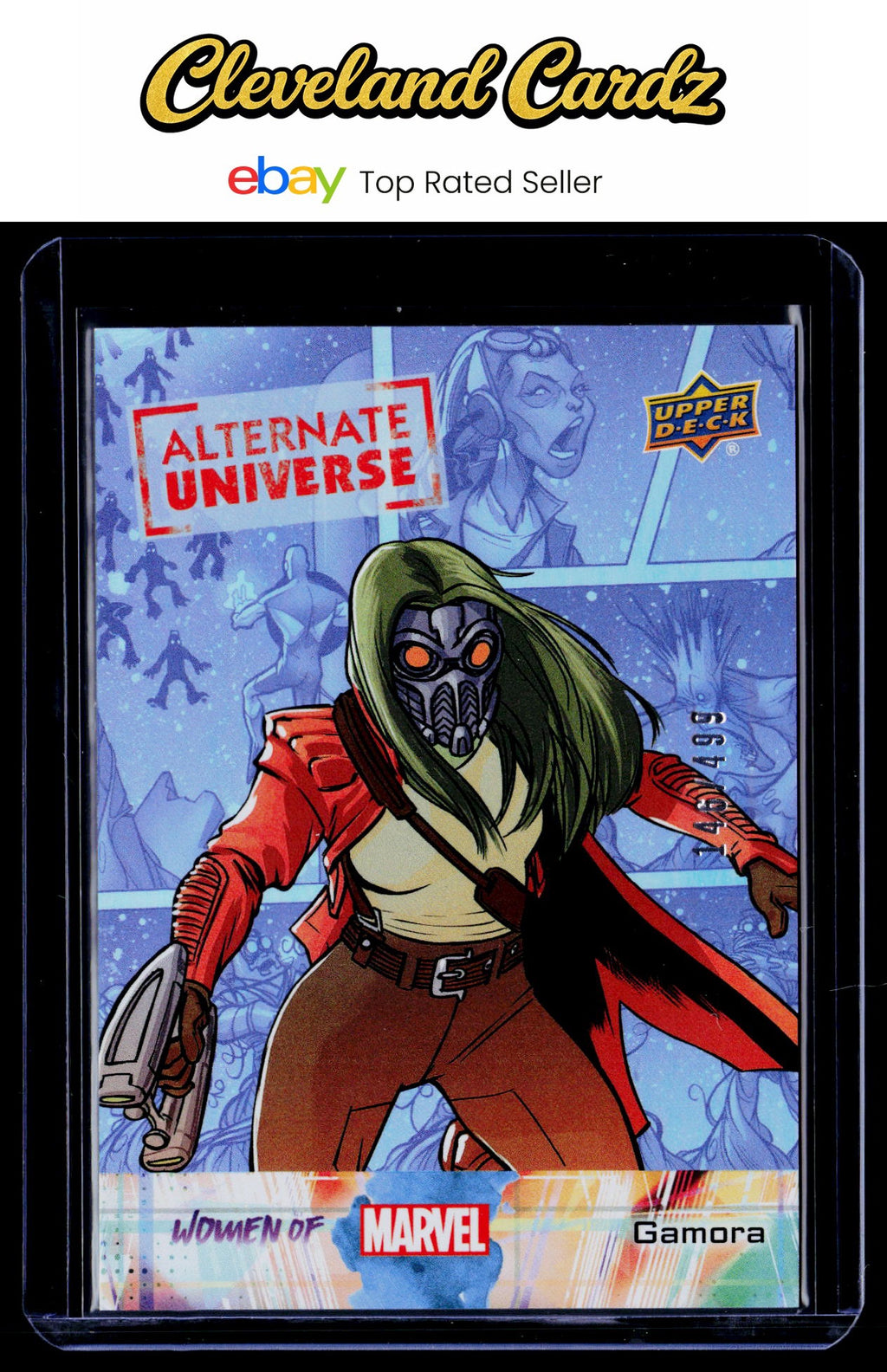 2024 Upper Deck Women of Marvel #AU-13 Gamora Alternate Universe