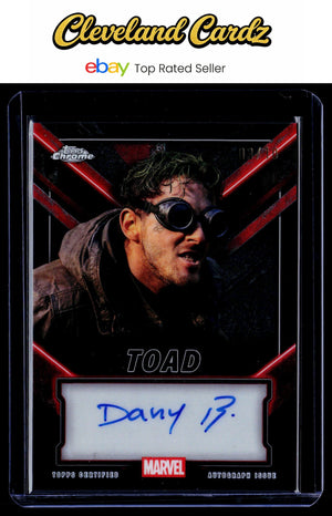 2025 Topps Chrome Marvel #TC-DR Daniel Medina Ramos Auto Black Refractor #/10