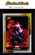 2025 Topps Chrome Marvel Deadpool #CB-29 Psylocke Comic Book Gold
