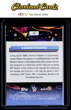 2026 Topps Chrome Cosmic #152 Karmen Petrovic Blue Moon Refractor #1/99 Bookend