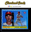 2025 Topps Chrome Platinum #479 Chase Utley Blue Vibrations Refractors #/150 HOF