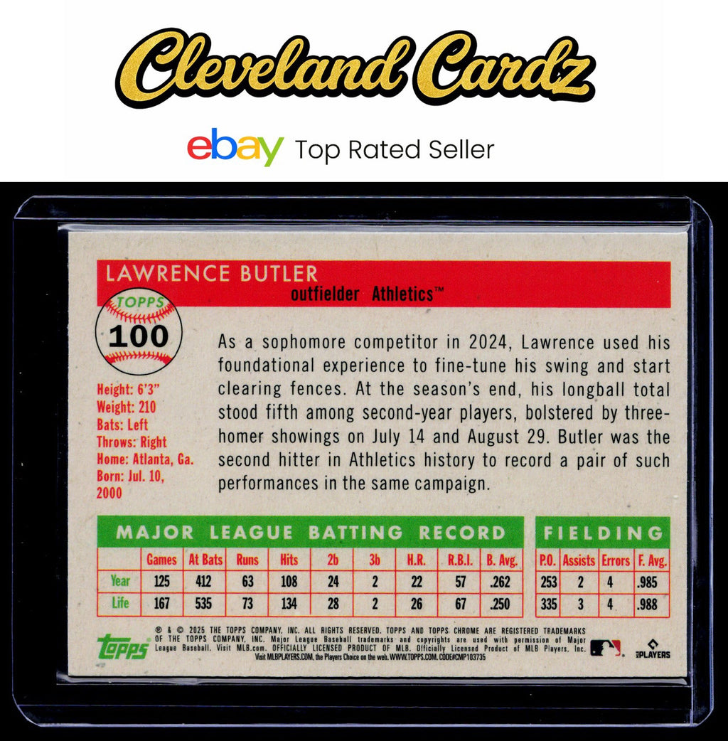 2025 Topps Chrome Platinum #100 Lawrence Butler
