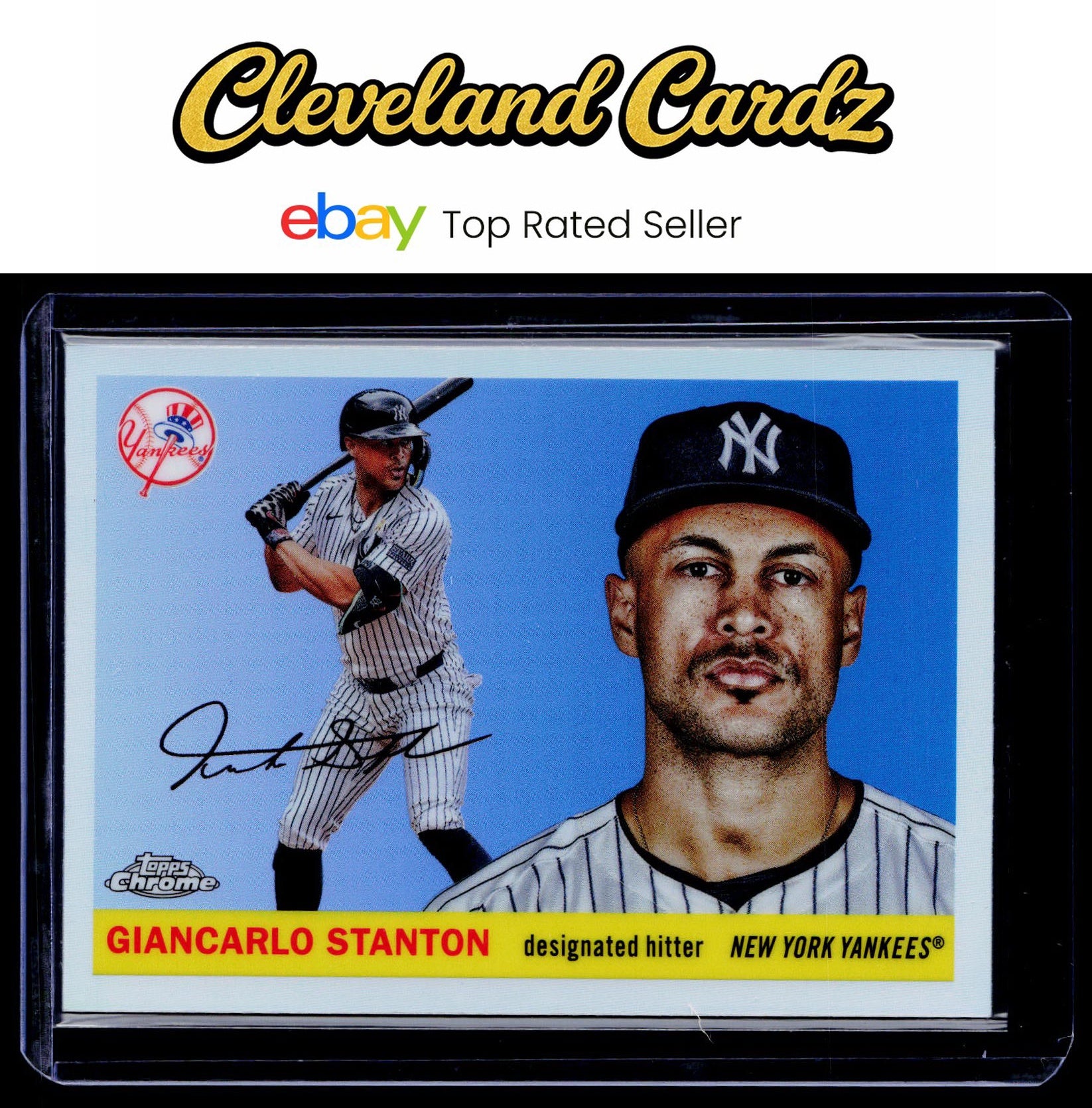 2025 Topps Chrome Platinum #188 Giancarlo Stanton Refractors