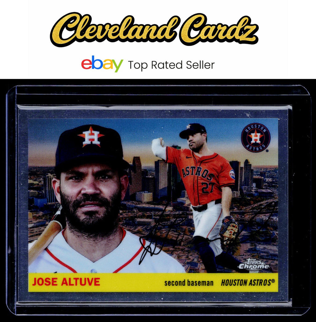 2025 Topps Chrome Platinum #55CV-32 Jose Altuve 1955 Topps City Variations