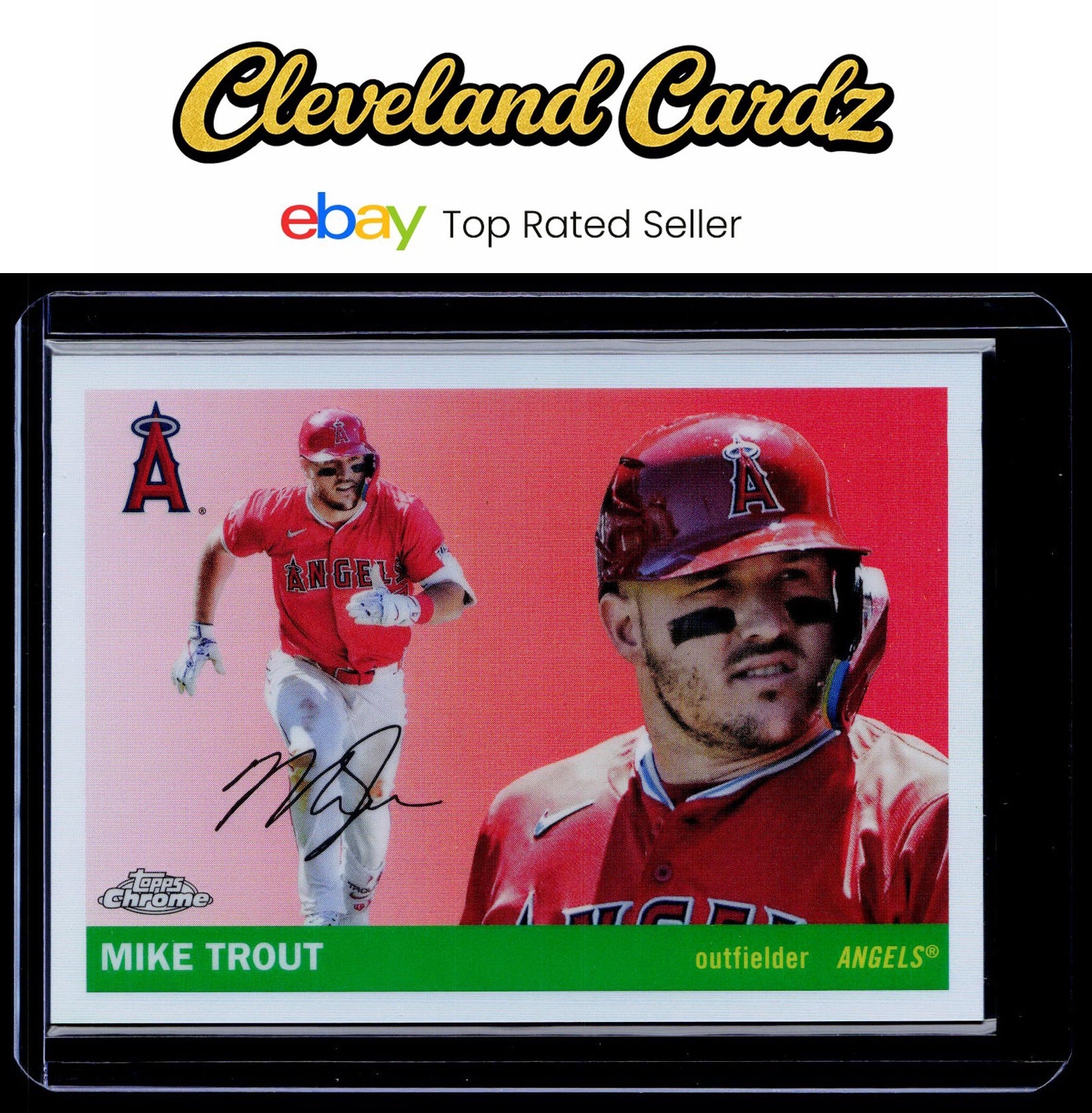 2025 Topps Chrome Platinum #1b Mike Trout Image Variation