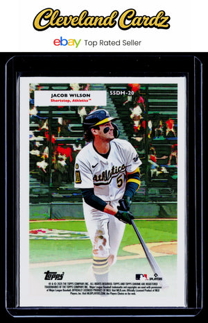 2025 Topps Chrome Platinum #55DH-20 Nick Kurtz / Jacob Wilson Doubleheaders