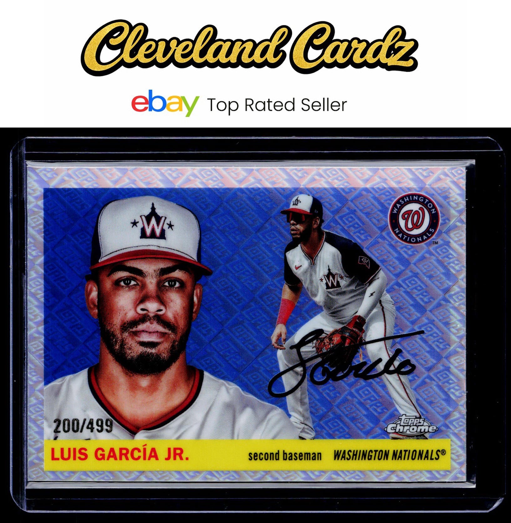 2025 Topps Chrome Platinum #190 Luis García Jr. Topps Refractors #/499
