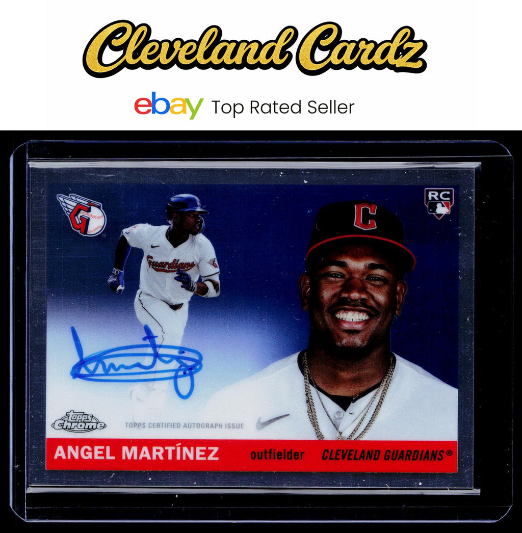 2025 Topps Chrome Platinum #CPA-AM Angel Martínez Chrome Platinum Autographs