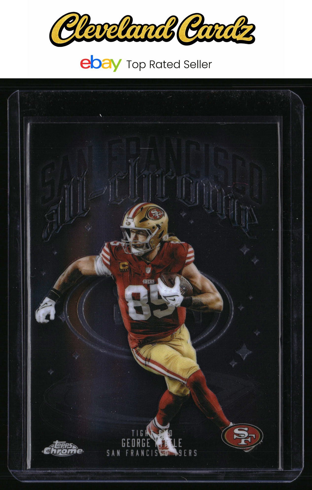 2025 Topps Chrome #ACT-11 George Kittle All Chrome Team