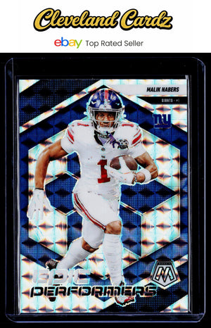2025 Panini Mosaic #11 Malik Nabers Epic Performers Mosaic