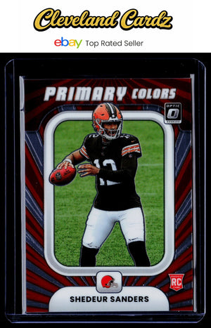 2025 Donruss Optic #19 Shedeur Sanders Rookie Primary Colors