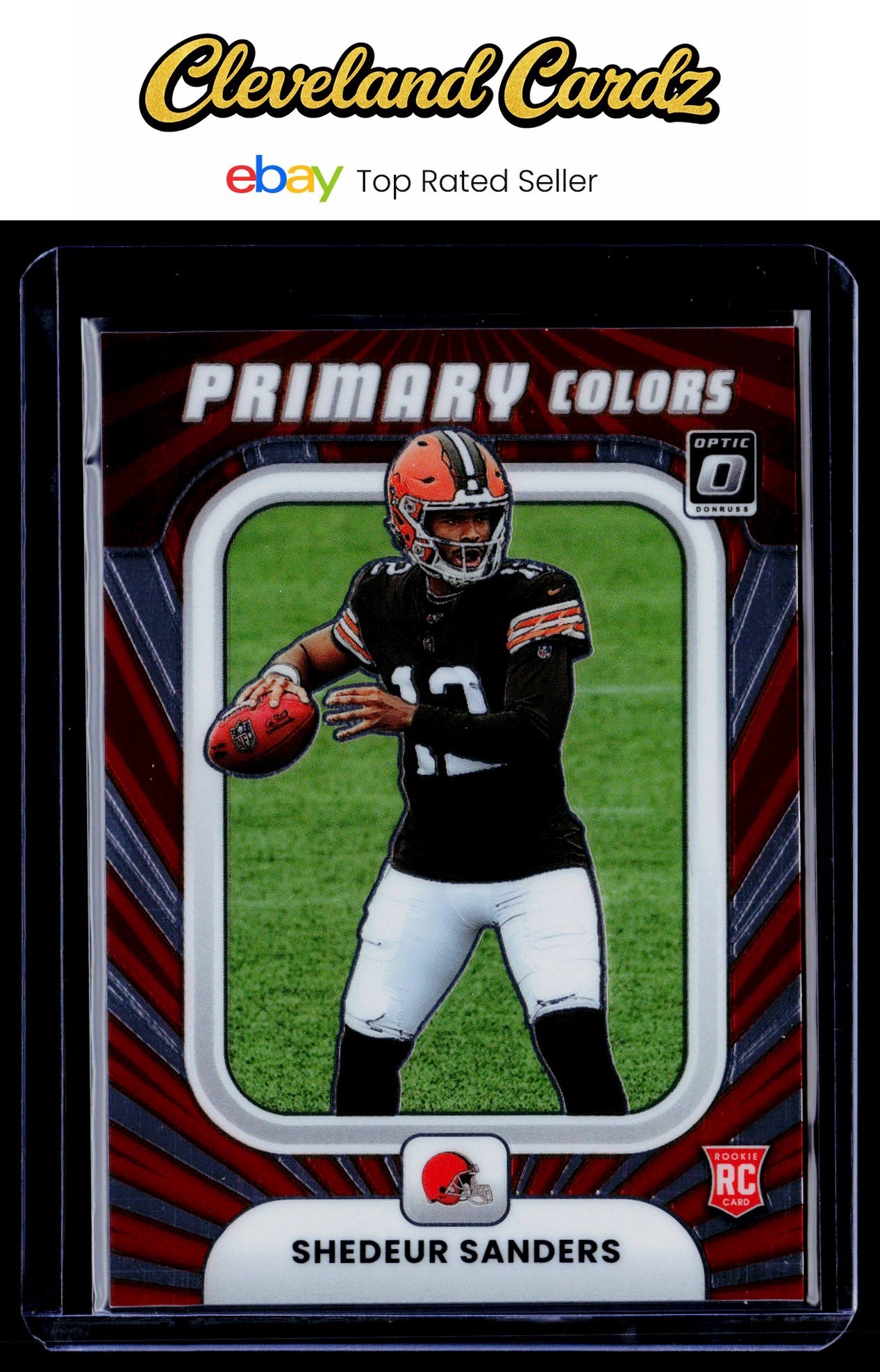 2025 Donruss Optic #19 Shedeur Sanders Rookie Primary Colors