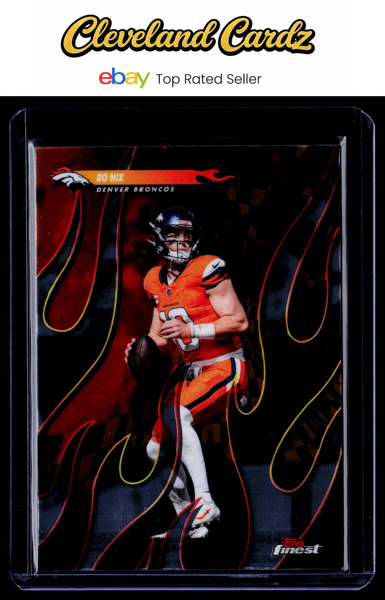 2025 Finest #T-15 Bo Nix Torchers