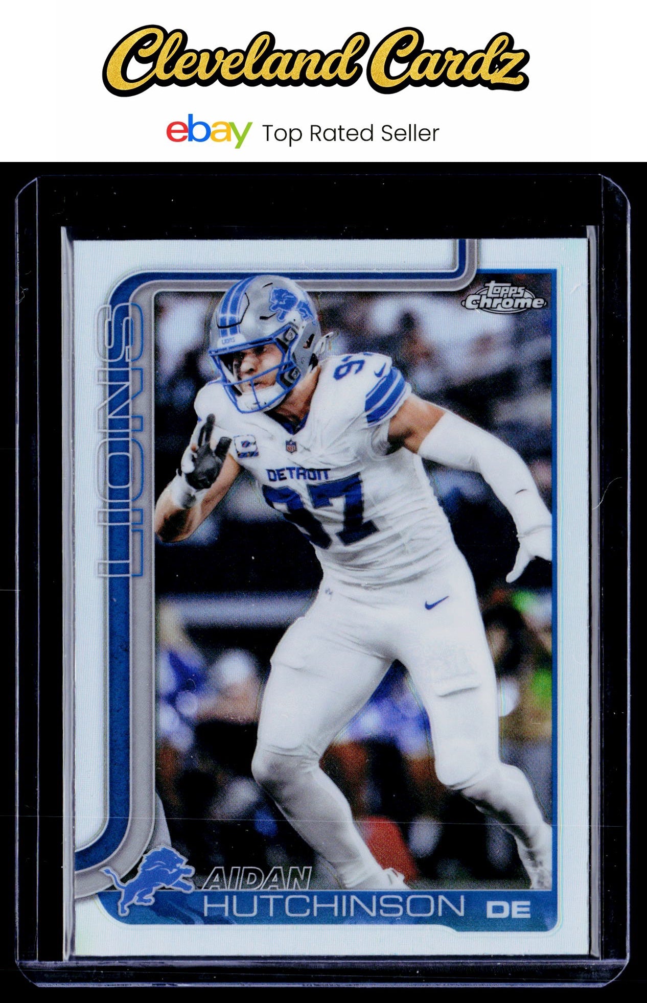 2025 Topps Chrome #104 Aidan Hutchinson Refractor