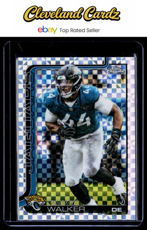 2025 Topps Chrome #141 Travon Walker X-Fractor