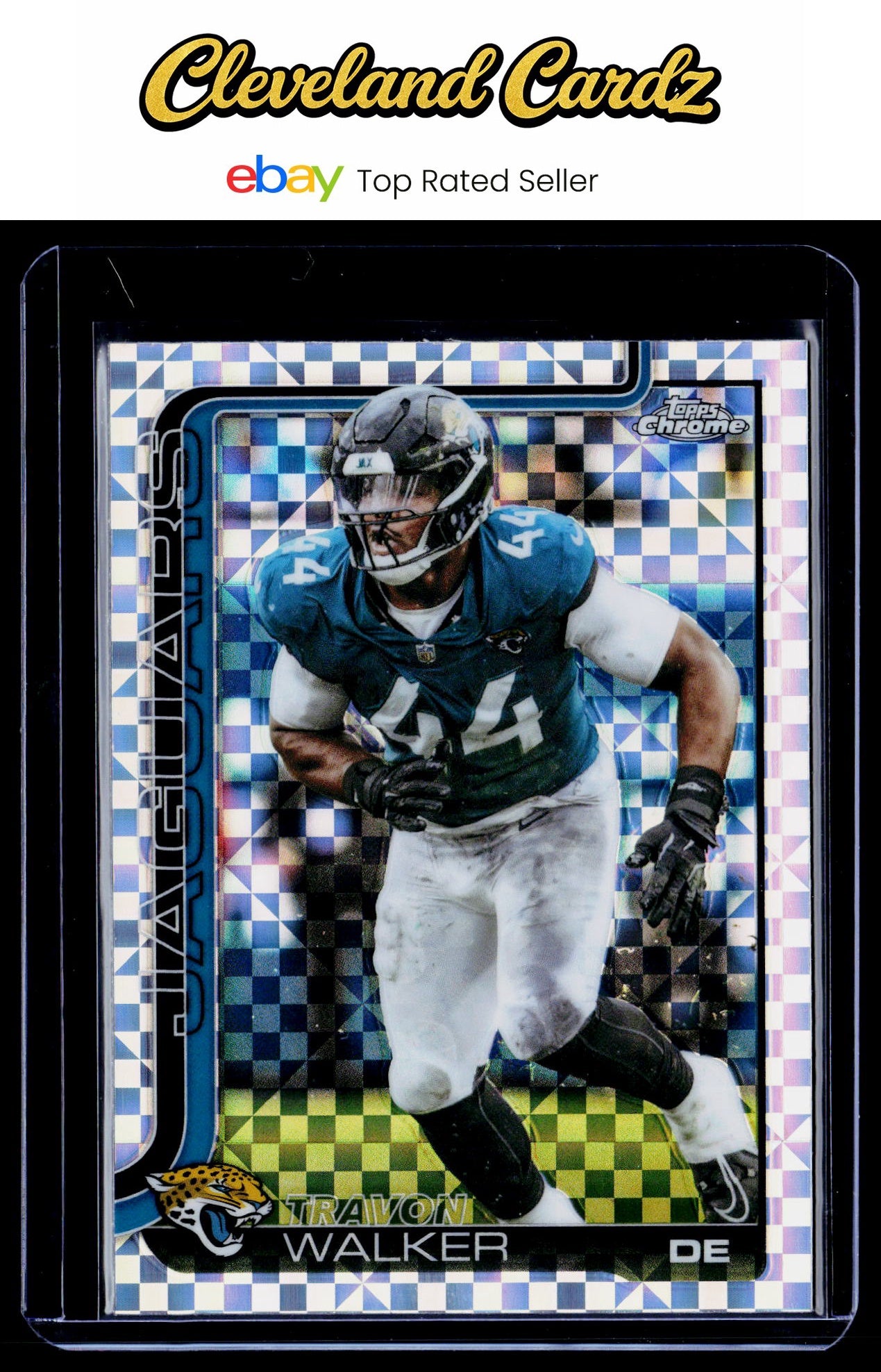 2025 Topps Chrome #141 Travon Walker X-Fractor