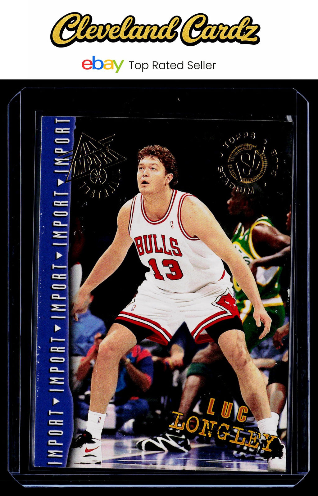 1994-95 Stadium Club #302 Luc Longley 1st Day Issue