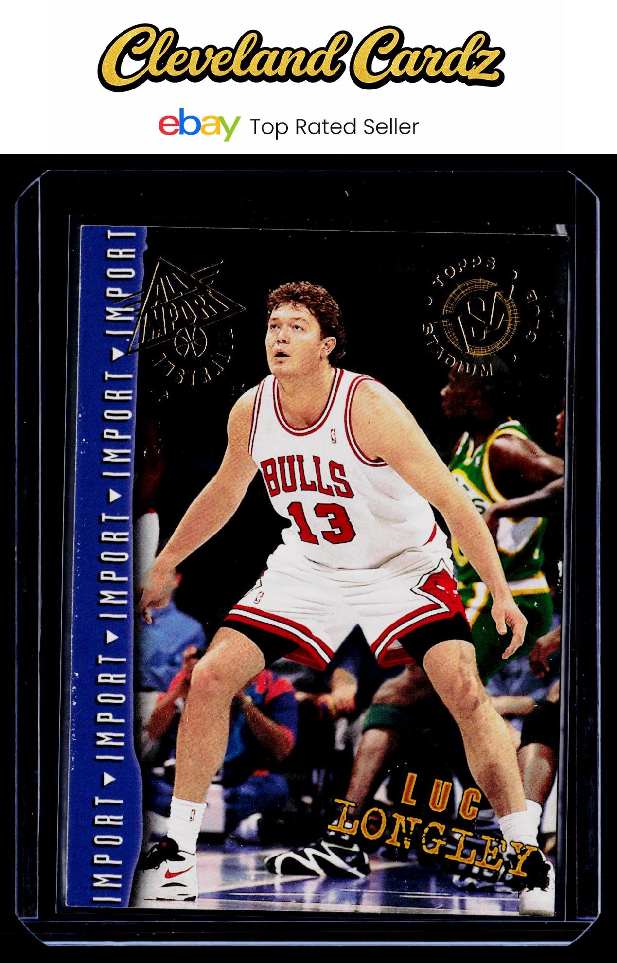 1994-95 Stadium Club #302 Luc Longley 1st Day Issue