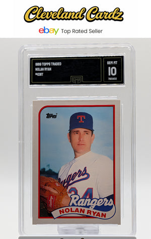 1989 Topps Traded #106T Nolan Ryan GMA 10