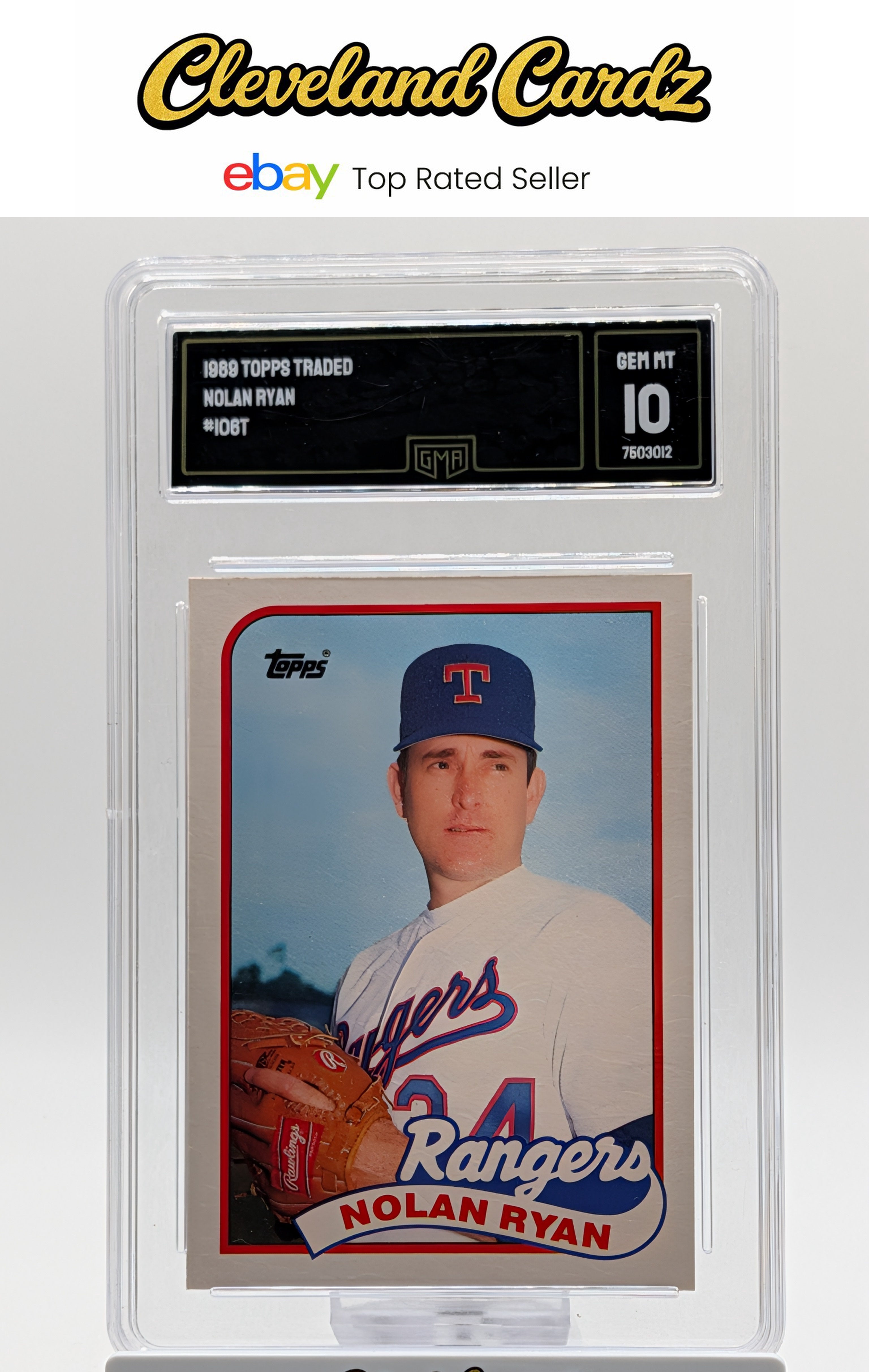 1989 Topps Traded #106T Nolan Ryan GMA 10