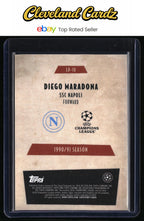 2025-26 Topps Chrome UEFA Club Competitions #LD-10 Diego Maradona Last Dance