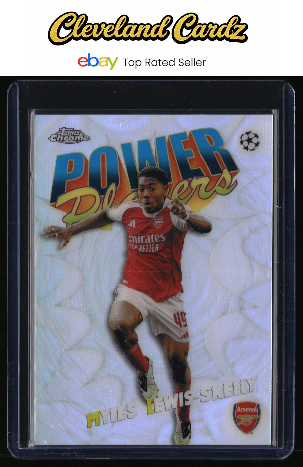 2025-26 Topps Chrome UEFA Club Comp. #PP-4 Myles Lewis-Skelly Power Players