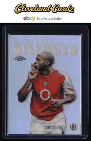 2025-26 Topps Chrome UEFA Club Competitions #SHH-2 Thierry Henry Silenced