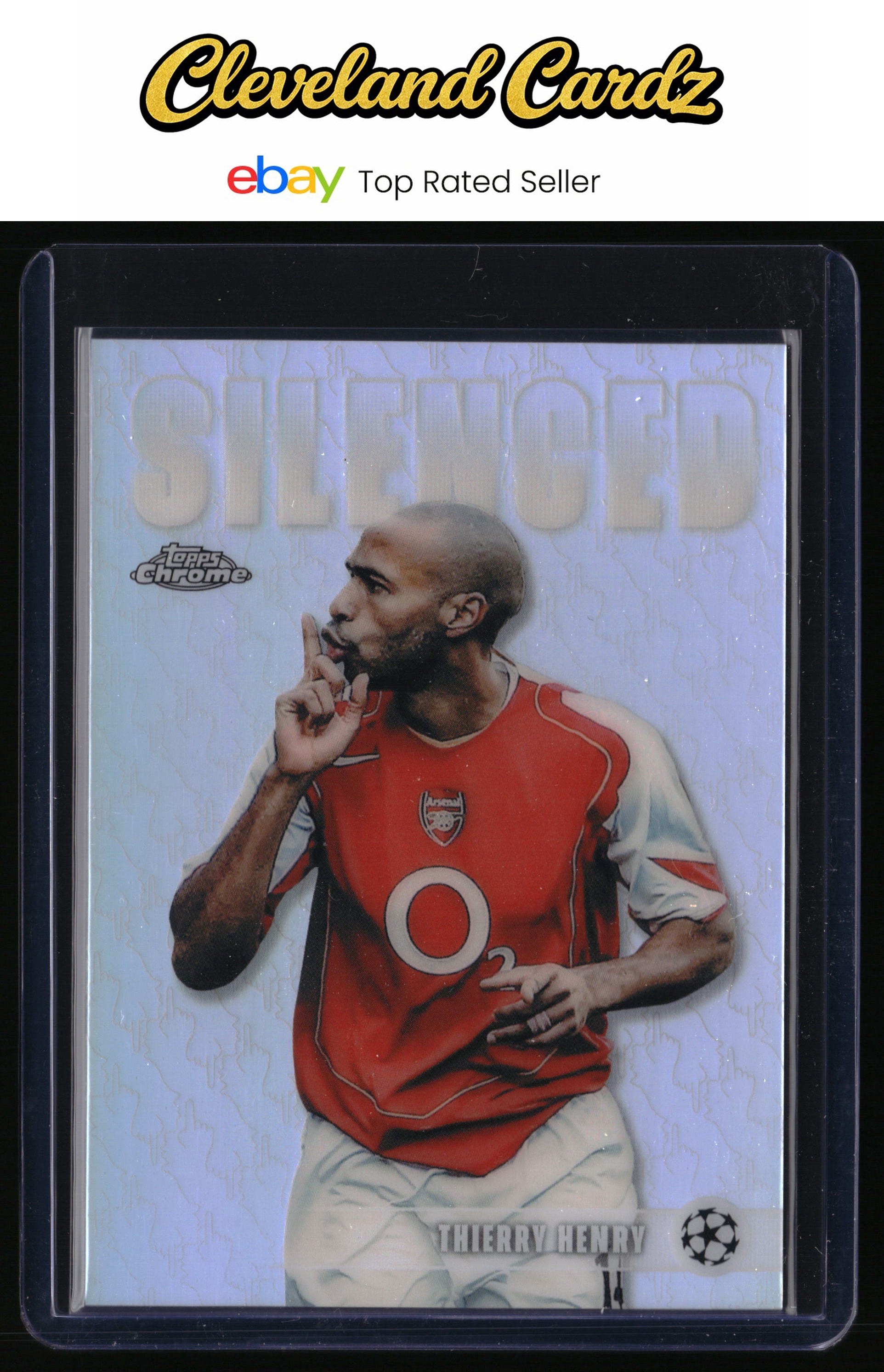 2025-26 Topps Chrome UEFA Club Competitions #SHH-2 Thierry Henry Silenced