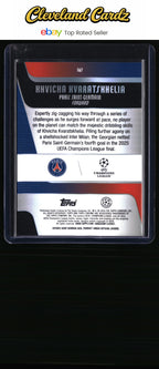 2025-26 Topps Chrome UEFA Club #167 Khvicha Kvaratskhelia Pink X-Fractor #/250
