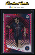 2025-26 Topps Chrome UEFA Club #167 Khvicha Kvaratskhelia Pink X-Fractor #/250