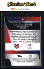 2025-26 Topps Chrome UEFA Club Competitions #100 Giuliano Simeone Refractor