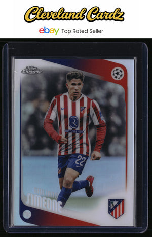 2025-26 Topps Chrome UEFA Club Competitions #100 Giuliano Simeone Refractor