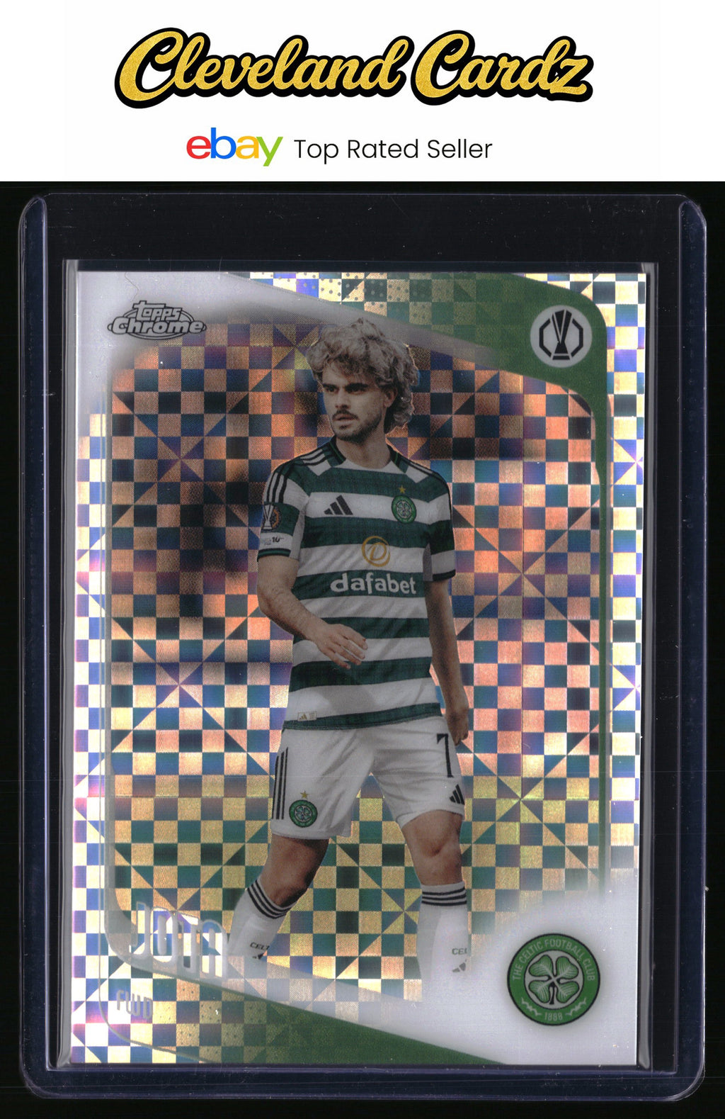 2025-26 Topps Chrome UEFA Club Competitions #30 Jota X-Fractor Refractor