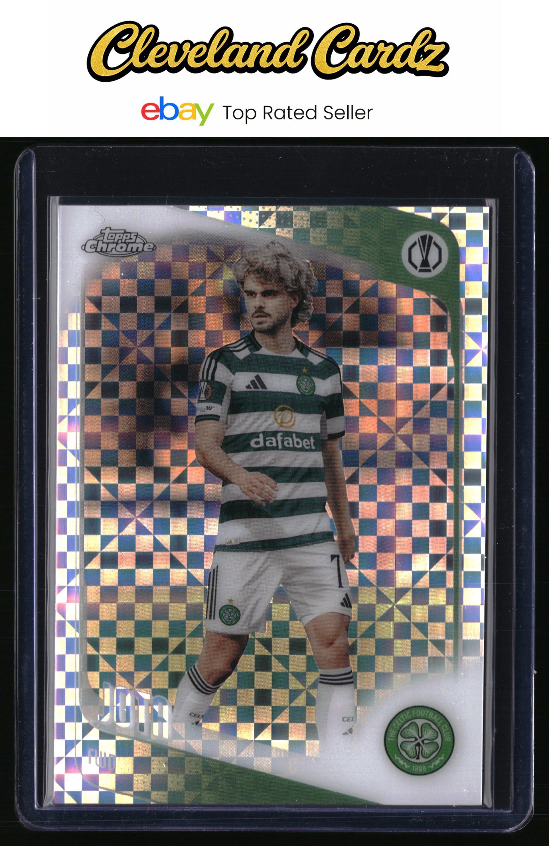 2025-26 Topps Chrome UEFA Club Competitions #30 Jota X-Fractor Refractor