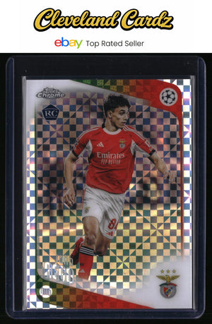2025-26 Topps Chrome UEFA Club Competitions #168 João Rego X-Fractor Refractor