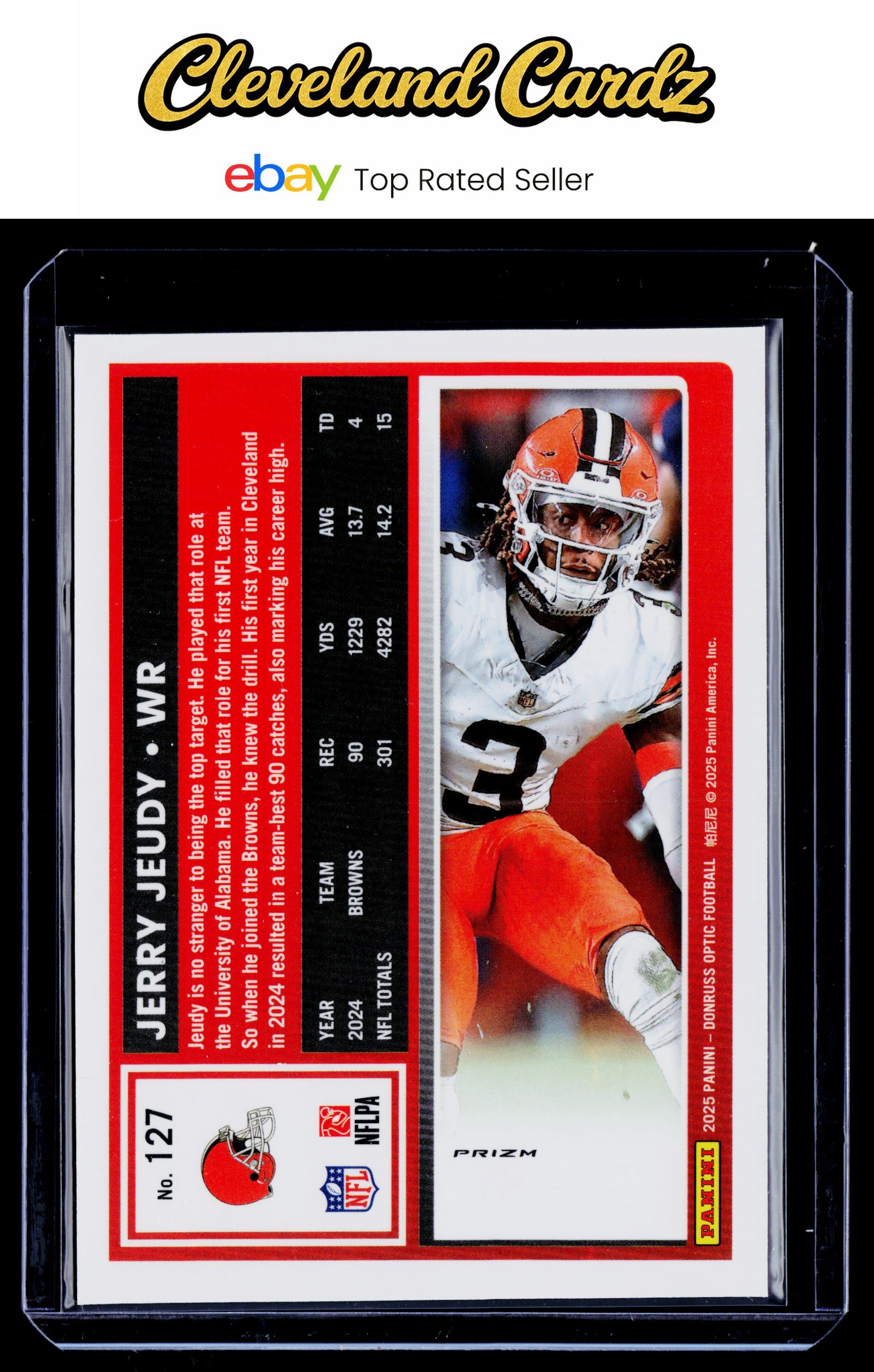 2025 Donruss Optic #127 Jerry Jeudy Stars