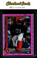 2025 Topps Chrome #65 Trey Hendrickson Pink Wave Refractor #/250