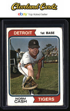 1974 Topps #367 Norm Cash